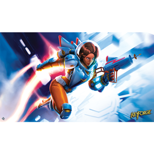 KEYFORGE: TACTICAL OFFICER MOON PLAYMAT