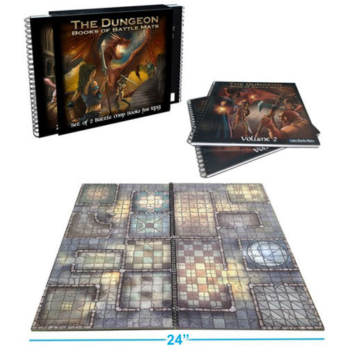 BOOK OF BATTLE MATS DUNGEON