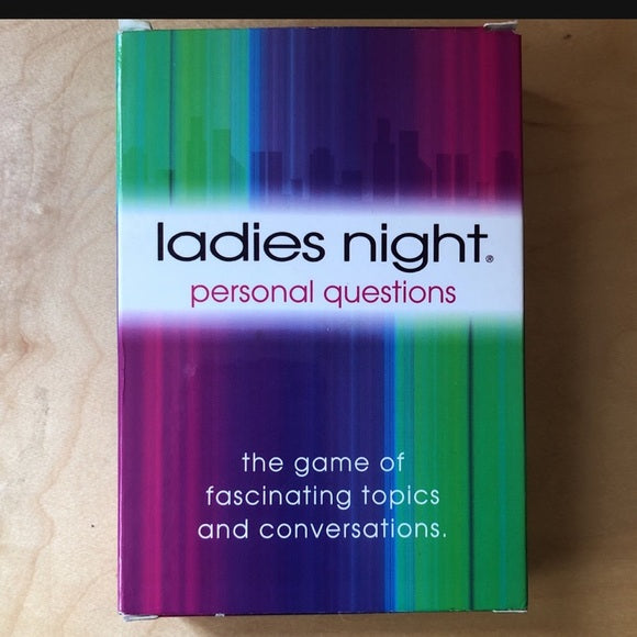 LADIES NIGHT PERSONAL QUESTIONS