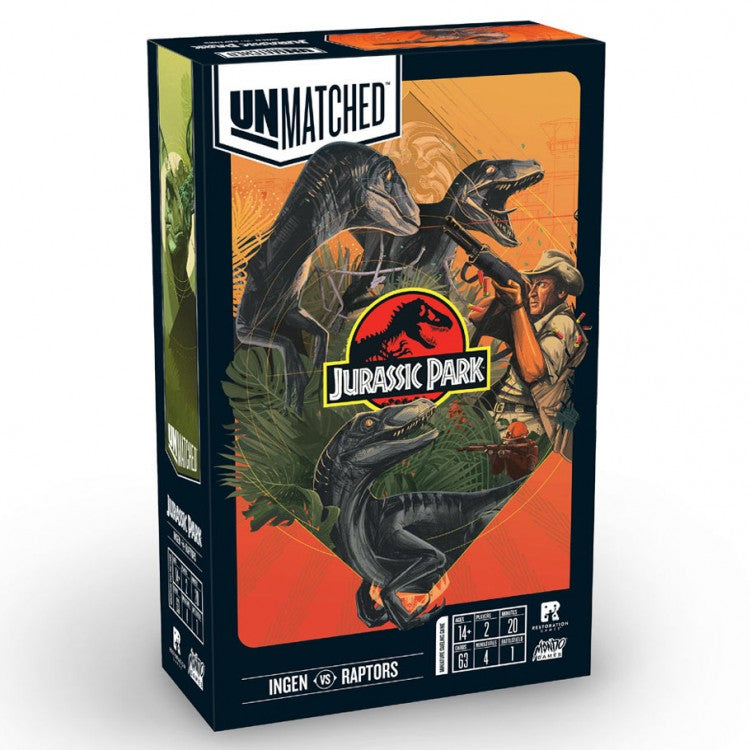 UNMATCHED: JURASSIC PARK INGEN VS RAPTORS