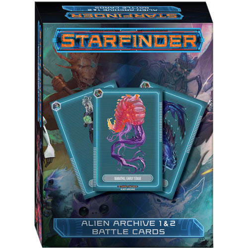 ALIEN ARCHIVE 1&2 BATTLE CARDS