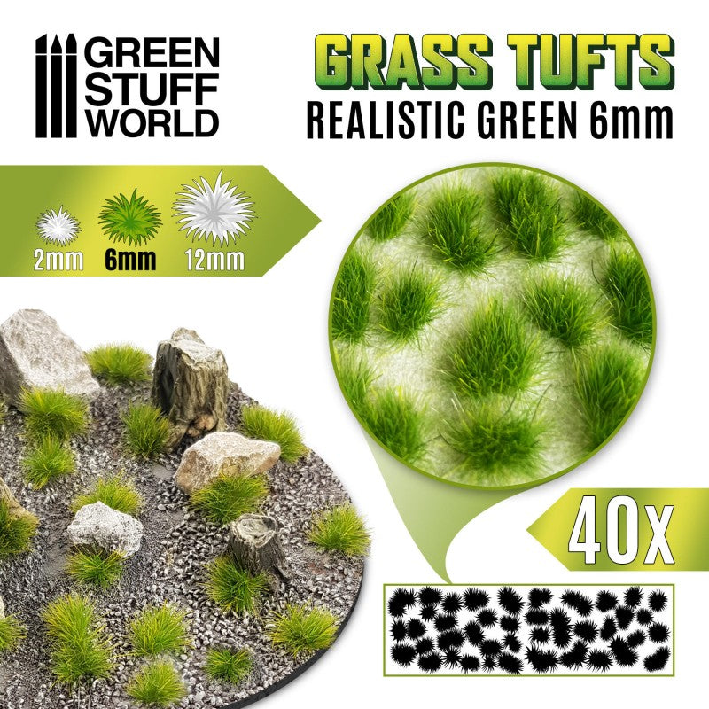 6MM GREEN TUFTS