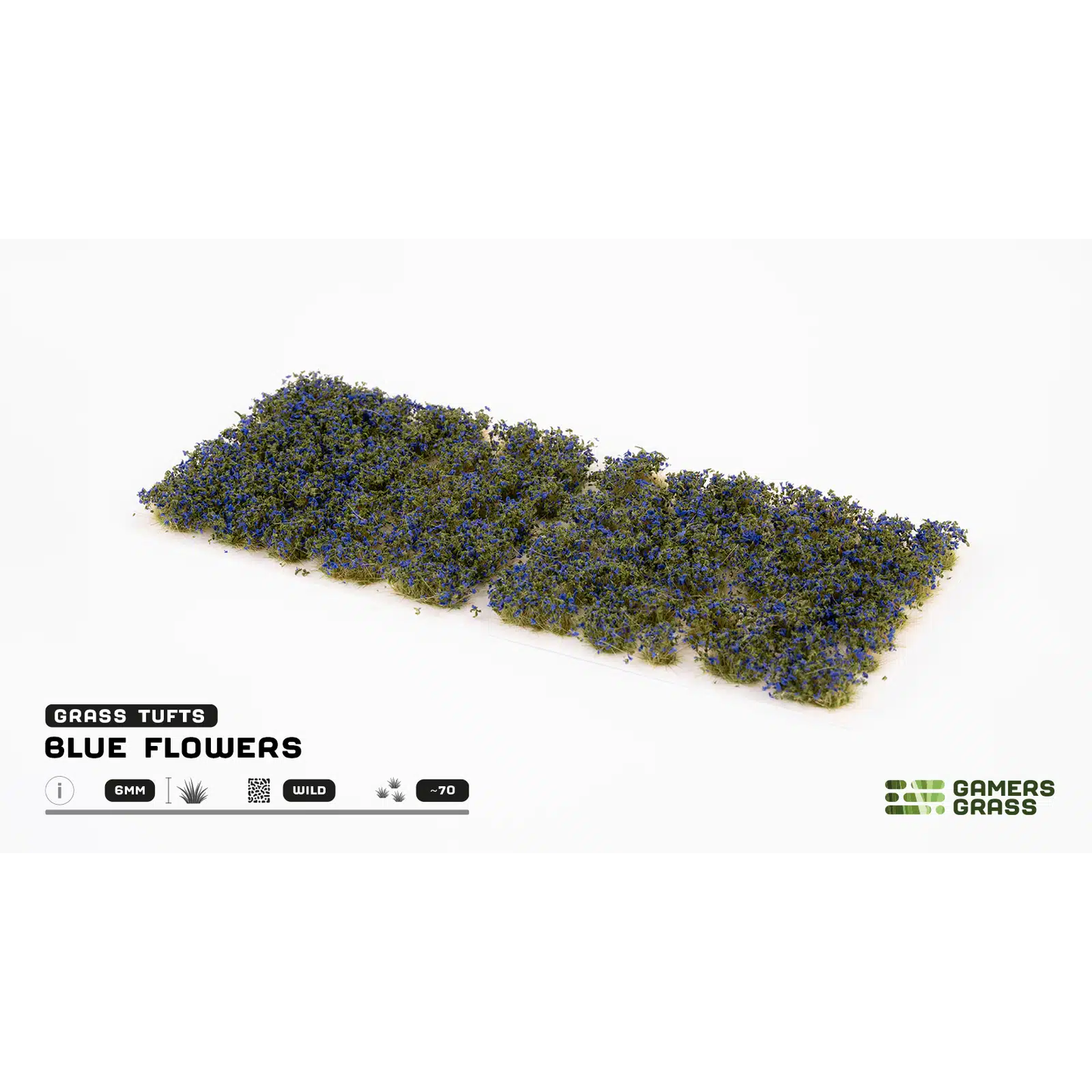 GAMER'S GRASS BLUE FLOWER TUFTS