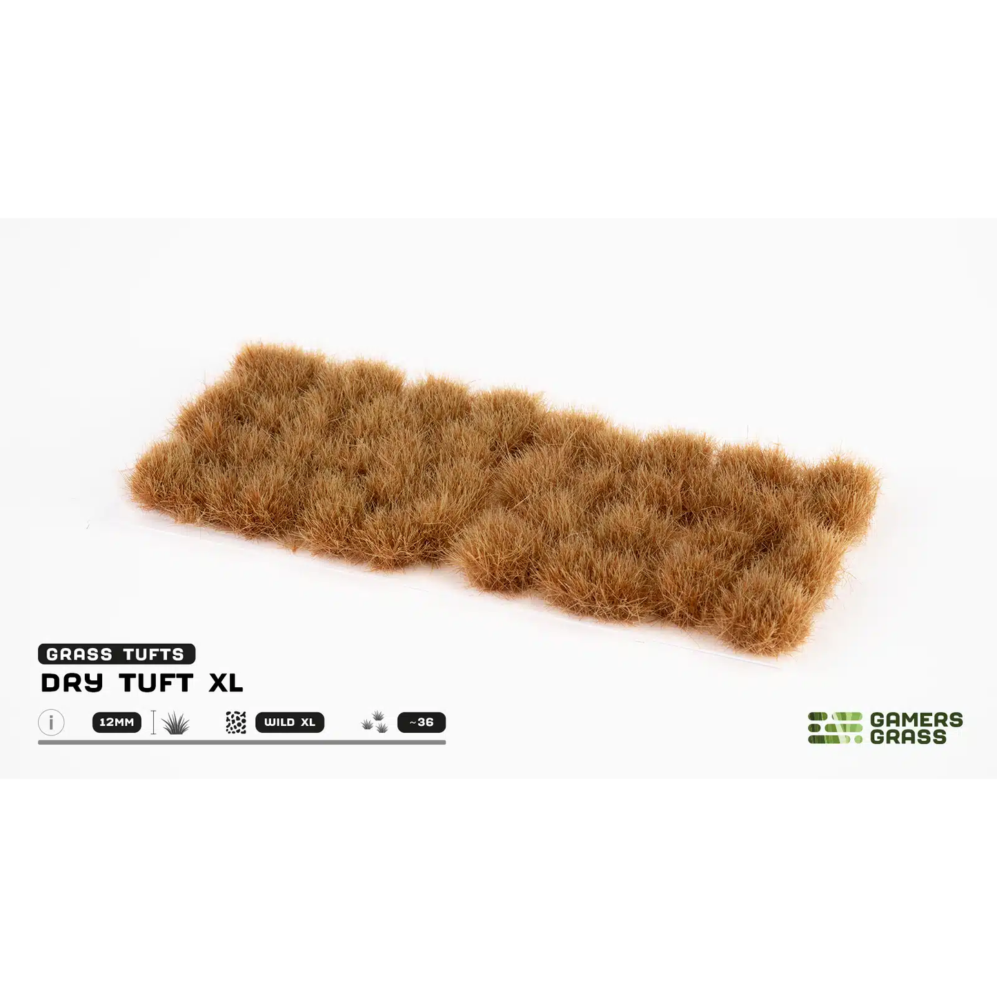 GAMER'S GRASS DRY 12MM WILD XL TUFTS