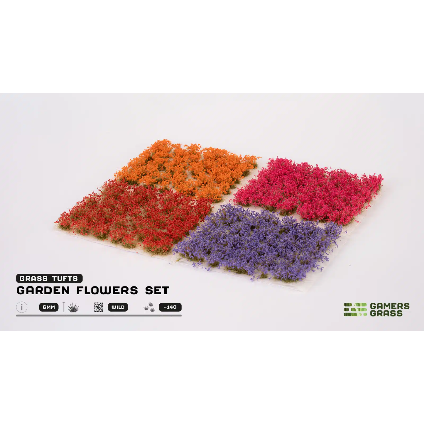GARDEN FLOWERS TUFT SET