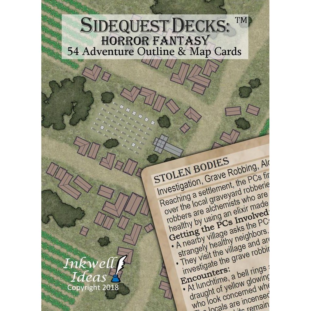 SIDEQUEST DECKS HORROR FANTASY