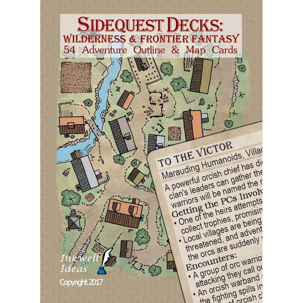 SIDEQUEST DECKS WILDERNESS & FRONTIER FANTASY