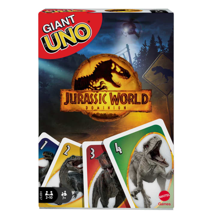 UNO GIANT JURASSIC WORLD DOMINION