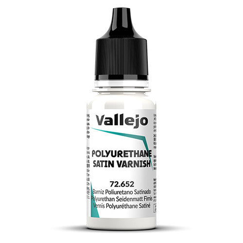 VALLEJO AUXILIARY SATIN POLYURETHANE VARNISH 18ML
