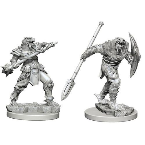 D&D NOLZUR'S MALE DRAGONBORN FIGHTER WITH SPEAR