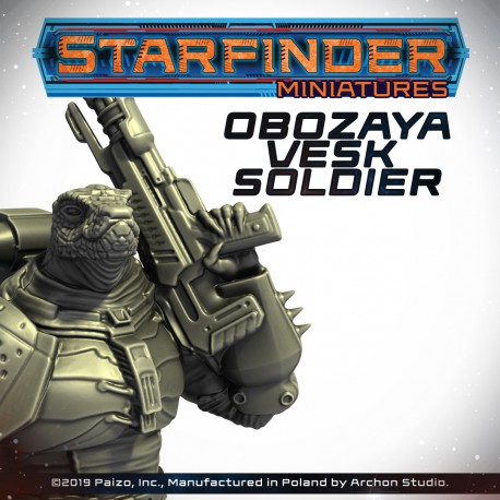 STARFINDER MINIATURES: VESK SOLDIER