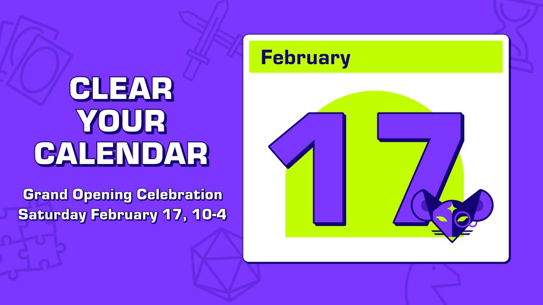 Grand Opening Schedule - Saturday, February 17th