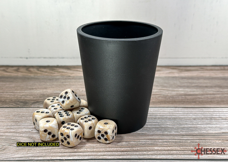CHESSEX BLACK FLEXIBLE DICE CUP