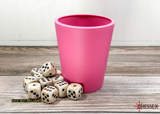 CHESSEX PINK FLEXIBLE DICE CUP