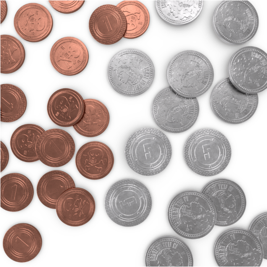 THUNDER ROAD VENDETTA DELUXE METAL SCRAP TOKENS