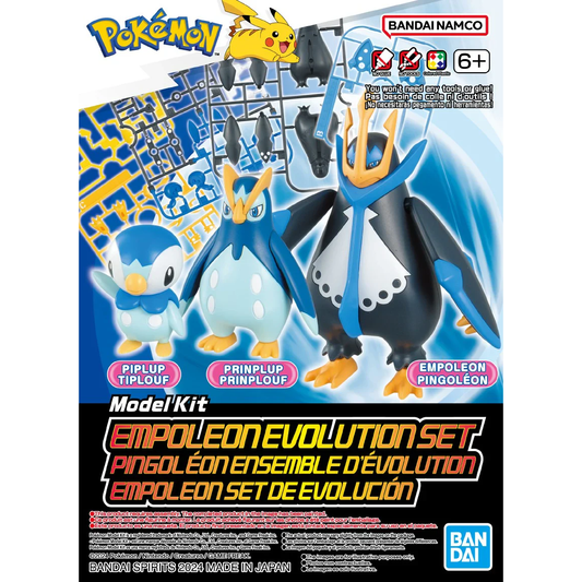 POKEMON EMPOLEON EVOLUTION MODEL KIT SET