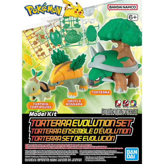 POKEMON TORTERRA EVOLUTION MODEL KIT SET