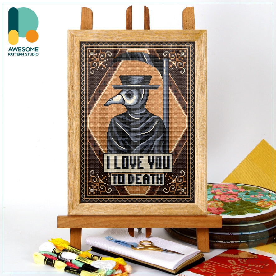 PLAGUE DOCTOR CROSS STITCH KIT