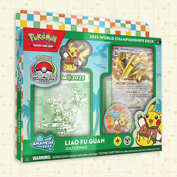 POKEMON 2025 WORLD CHAMPIONSHIP DECK (LIMIT 1 PER CUSTOMER)