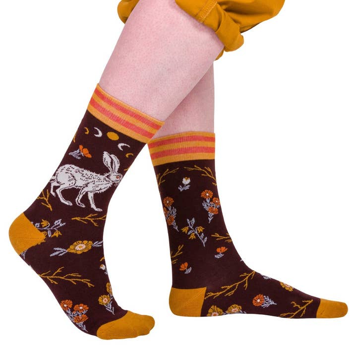 THE HARE CREW SOCKS BY FOOTCLOTHES