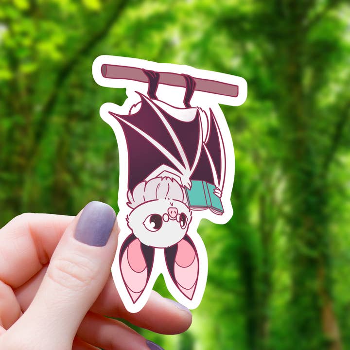 BAT READING STICKER