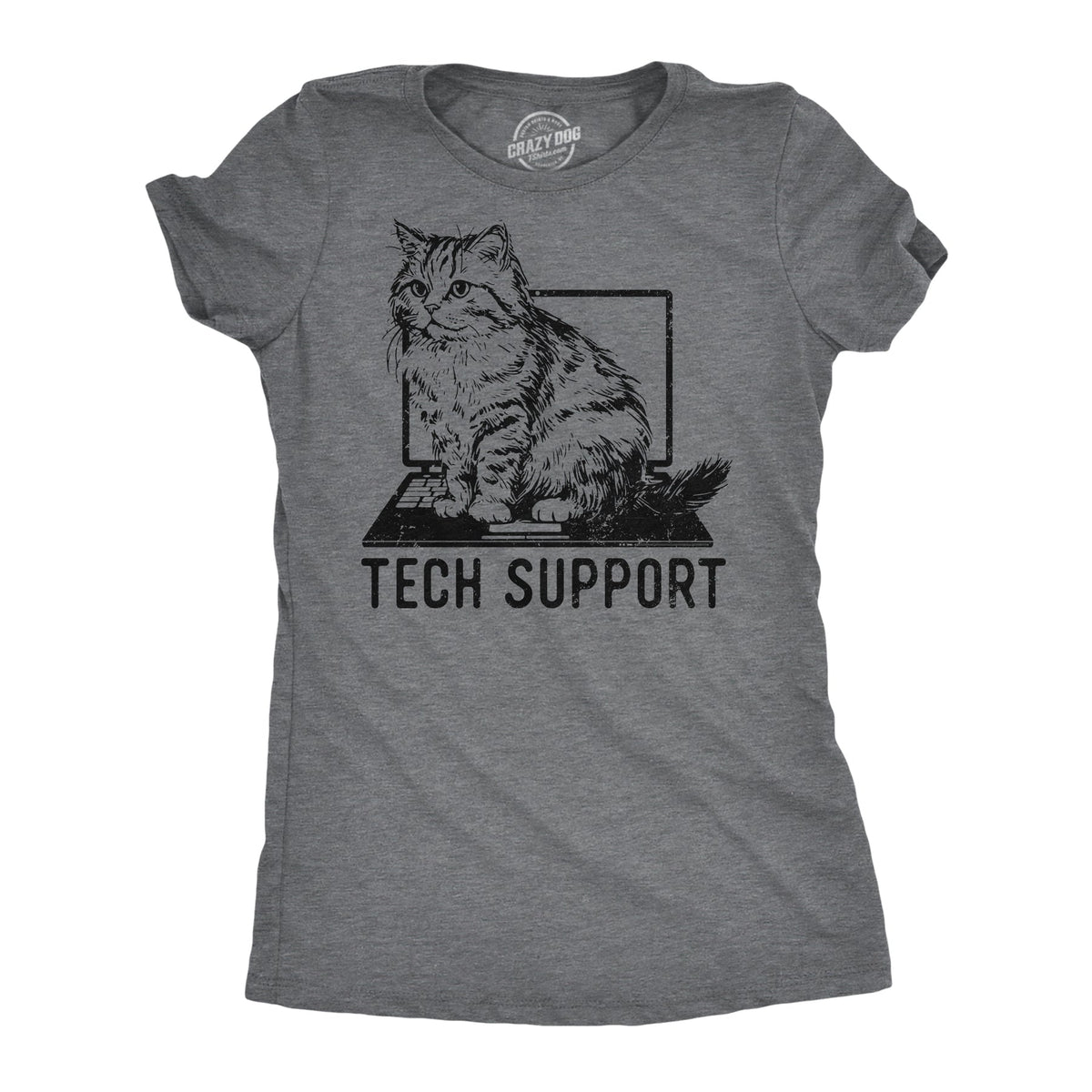 CAT TECH SUPPORT WOMAN'S T-SHIRT