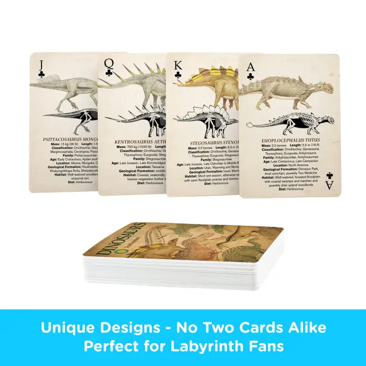 DINOSAURS PLAYING CARDS