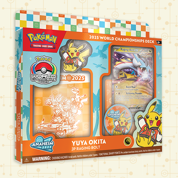 POKEMON 2025 WORLD CHAMPIONSHIP DECK (LIMIT 1 PER CUSTOMER)