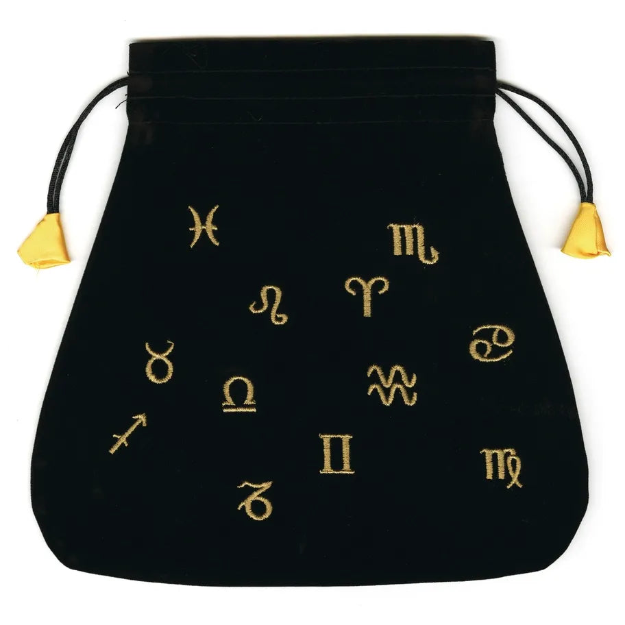 ASTROLOGICAL VELVET TAROT BAG