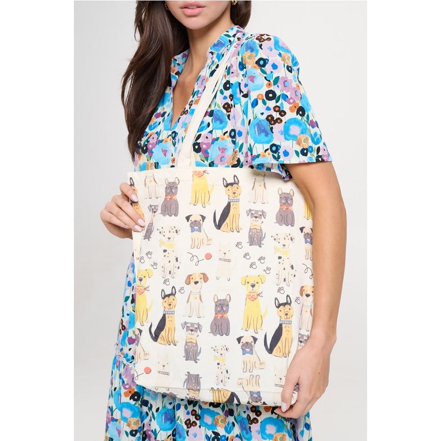 NEIGHBORHOOD DOGS TOTE BAG