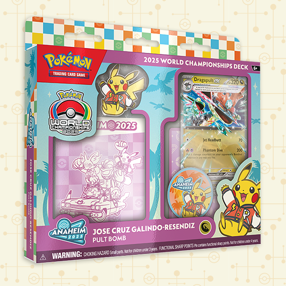 POKEMON 2025 WORLD CHAMPIONSHIP DECK (LIMIT 1 PER CUSTOMER)