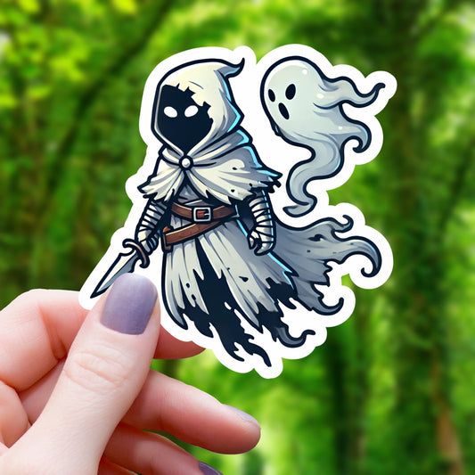 GHOST ROGUE WITH FAMILIAR STICKER