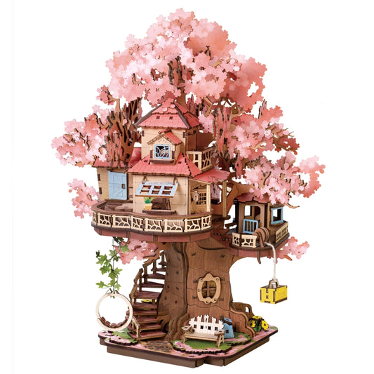 SAKURA TREE HOUSE 3D WOODEN PUZZLE KIT