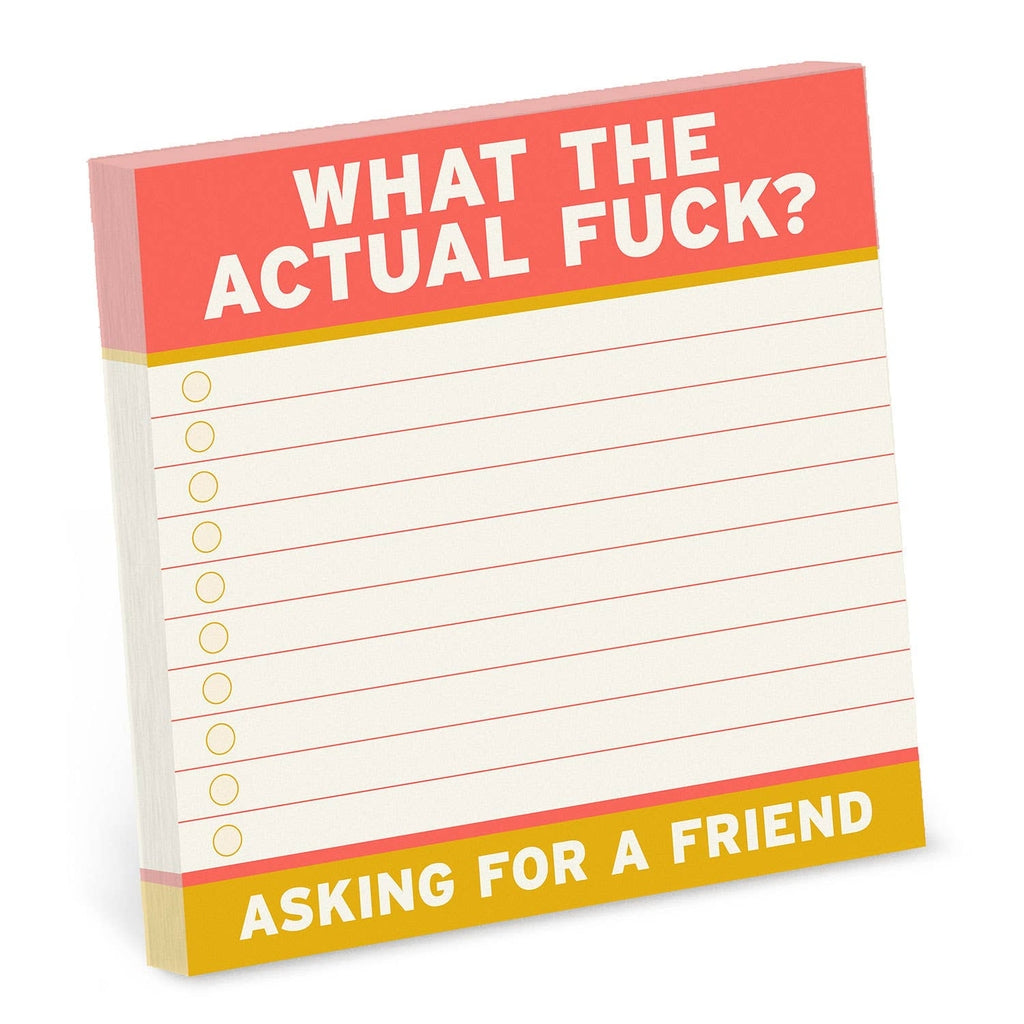 WHAT THE ACTUAL.....LARGE 4X4 IN STICKY NOTES