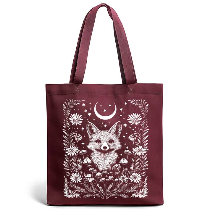 WOODLAND FOREST FOX TOTE BAG