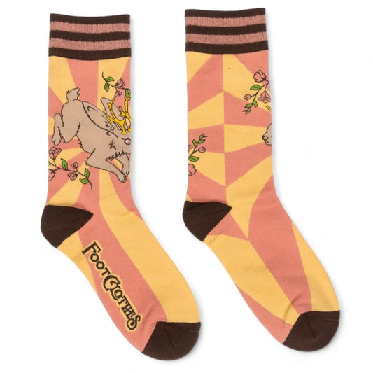 JACKALOPE CREW SOCKS BY FOOTCLOTHES