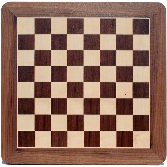 DELUXE WALNUT CHESS SET 19" RUSSIAN STYLE