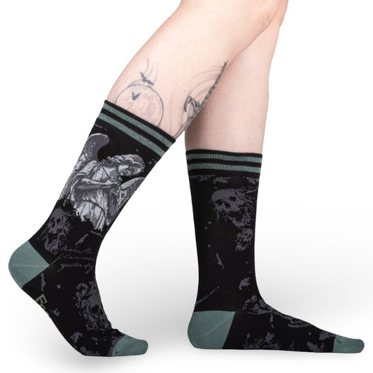 FALLEN ANGEL CREW SOCKS BY FOOTCLOTHES