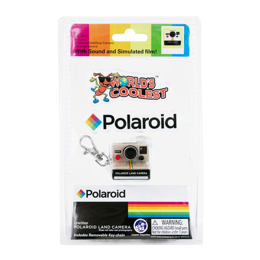 WORLD'S COOLEST POLAROID CAMERA KEYCHAIN
