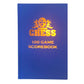 CHESS 100 GAME SCOREBOOK- BLUE
