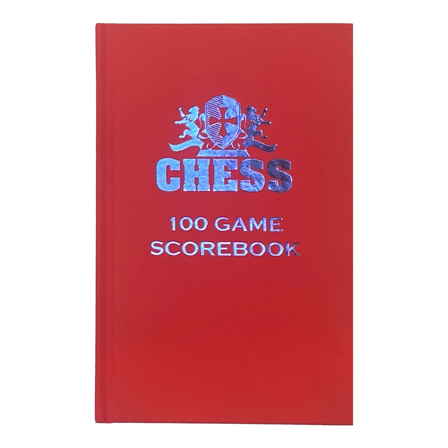 CHESS 100 GAME SCOREBOOK- RED