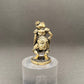 MINIATURE BRASS FROG WARRIOR