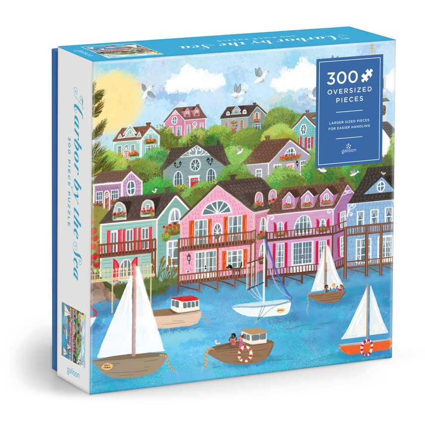 HARBOR BY THE SEA 300 PIECE JIGSAW PUZZLE