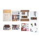 ARCADE DATING 3-D WOODEN MINIATURE BOOK NOOK KIT
