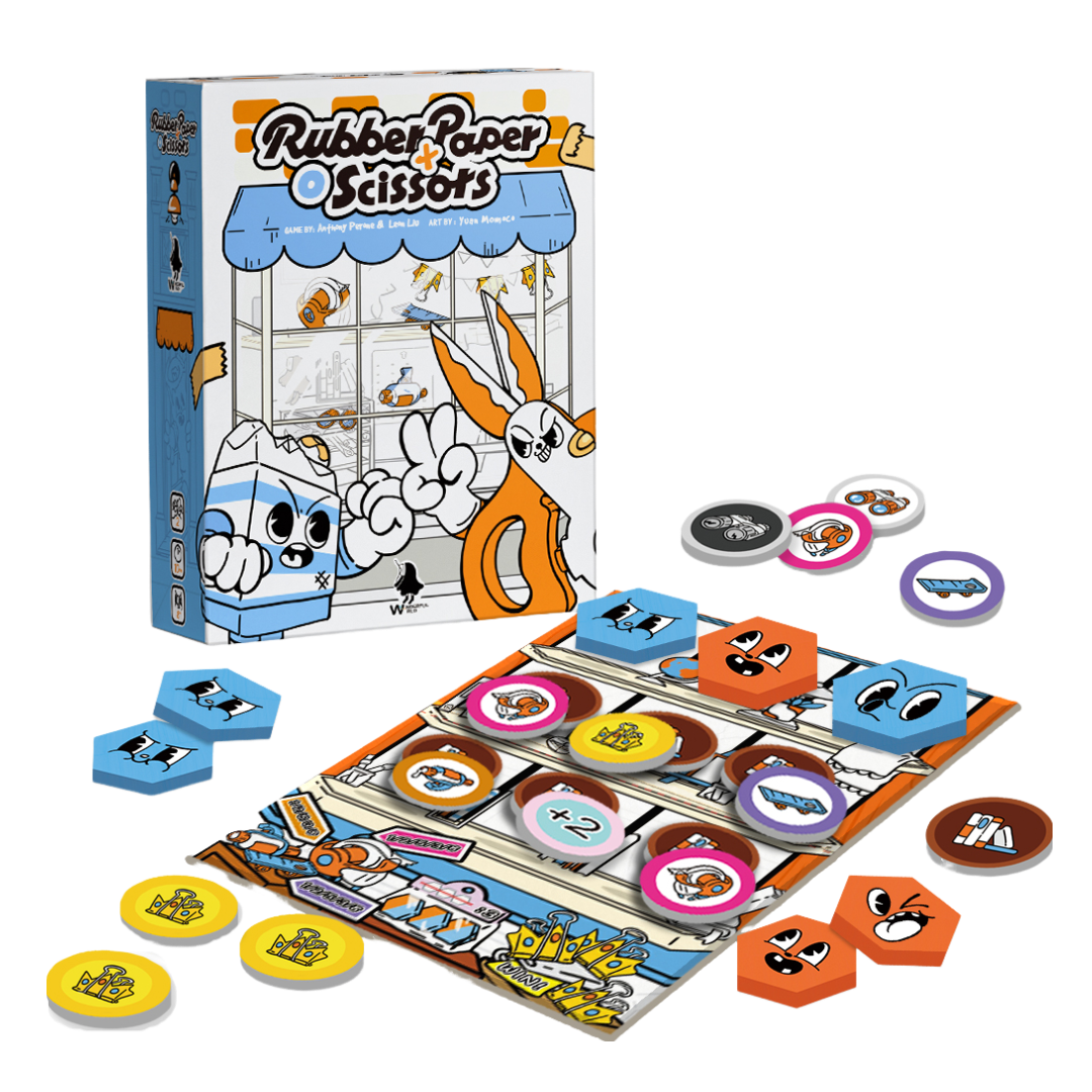 RUBBER PAPER SCISSORS