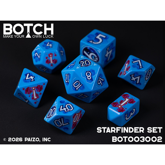 BOTCH DICE: STARFINDER 7 DICE SET