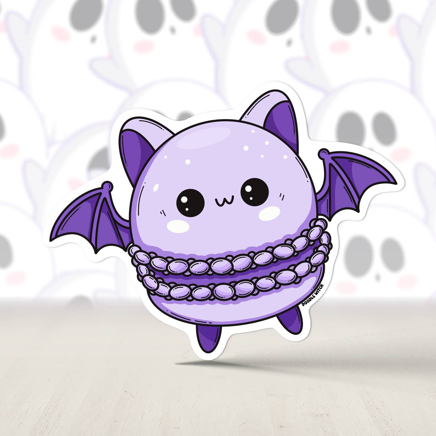 BAT MACARON STICKER