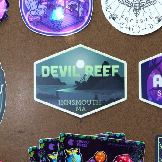 DEVIL REEF VINYL STICKER