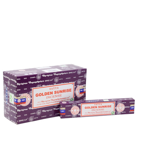 SATYA GOLDEN SUNRISE INCENSE STICKS