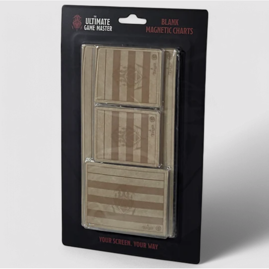 ULTIMATE GAME MASTER SCREEN: BLANK MAGNETIC CHARTS PACK